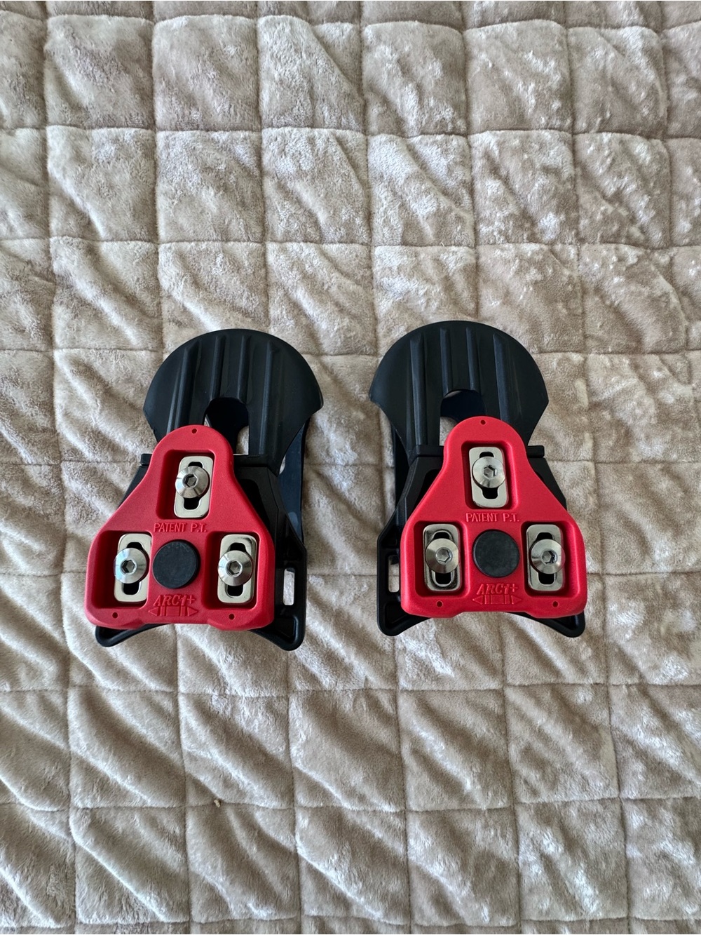 Peloton Black and Red Clip-in Cleats (Pair)